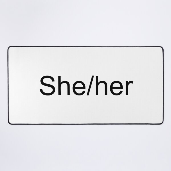 Item preview, Pronouns - She/her designed and sold by AYTFA.