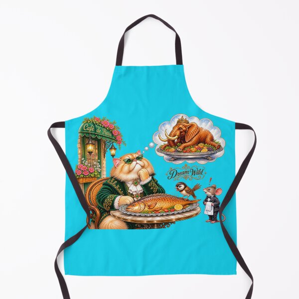 Item preview, Dream Wild — Aristocratic Cat with a Very Ambitious Appetite designed and sold by flashARTstudio.