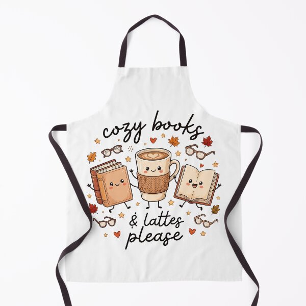 Item preview, Cozy Fall Coffee Latte Book Lover Autumn Doodle designed and sold by JessArty ⭐⭐⭐⭐⭐.