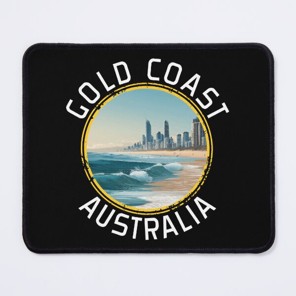 Item preview, Gold Coast - Australia (with White Lettering) designed and sold by VelvetRoom.