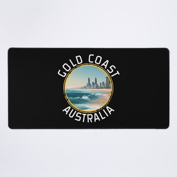 Item preview, Gold Coast - Australia (with White Lettering) designed and sold by VelvetRoom.
