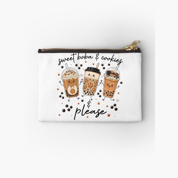 Item preview, Cozy Boba Coffee Cookies Fall Cute Sweet Treat Doodle designed and sold by JessArty ⭐⭐⭐⭐⭐.