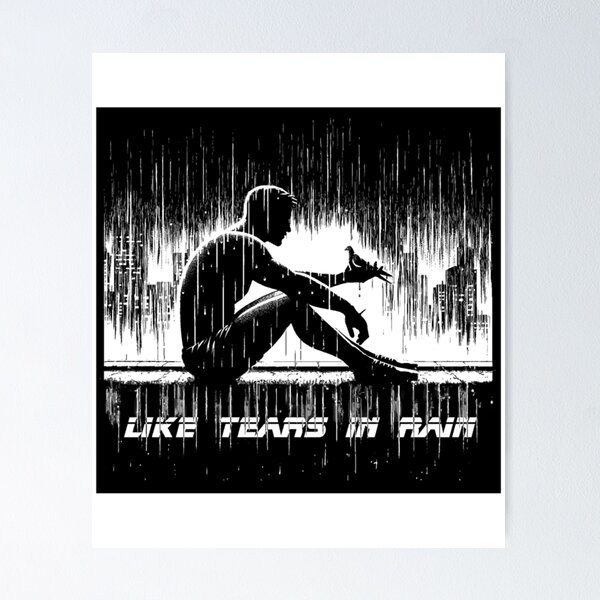 Item preview, Tears In Rain (Black) designed and sold by EmeldaDavison.