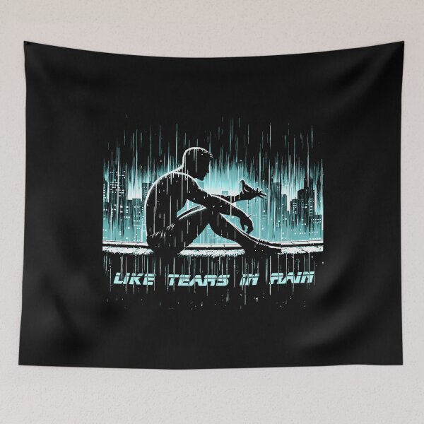 Item preview, Tears In Rain (Blue) designed and sold by EmeldaDavison.