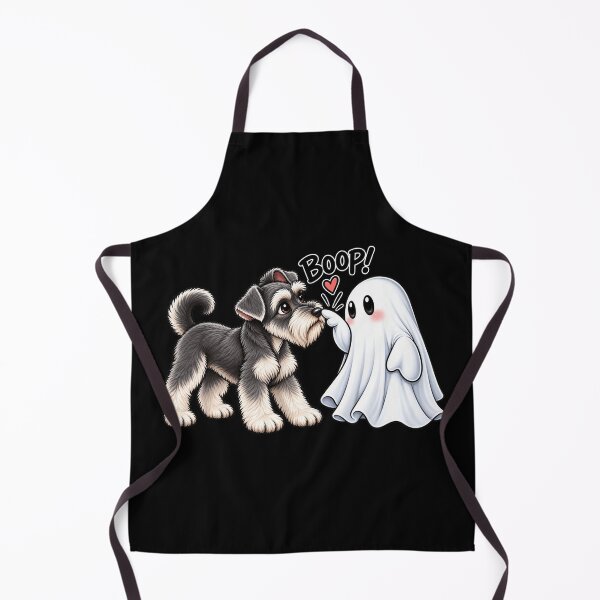 Item preview, Miniature Schnauzer Ghost Boop Dog Halloween designed and sold by 76Valeria.