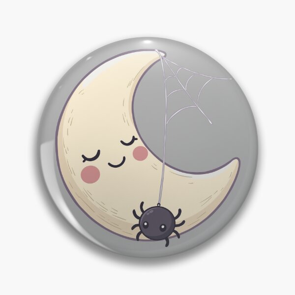 Item preview, Spider Hanging From a Crescent Moon designed and sold by Ghost on Toast.