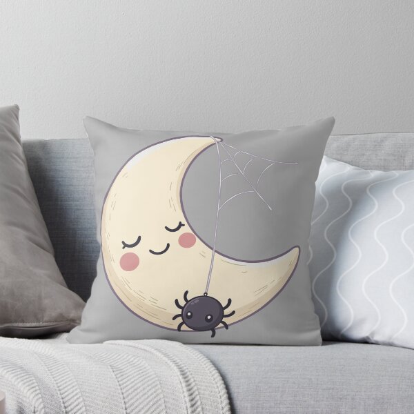 Item preview, Araña colgando de una luna creciente designed and sold by Ghost on Toast.