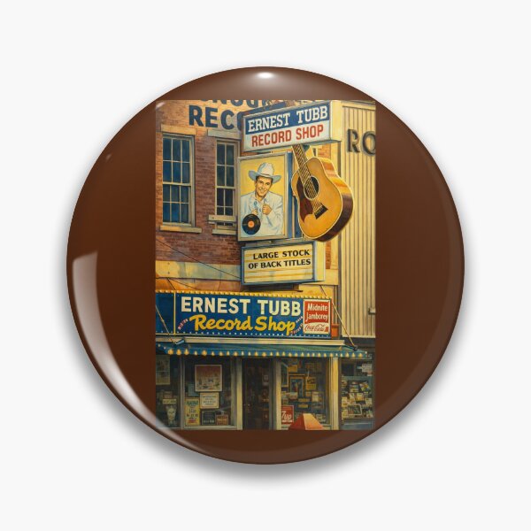 Item preview, Ernest Tubb Vintage Record Shop Painting Poster  designed and sold by Halifaxartguy.
