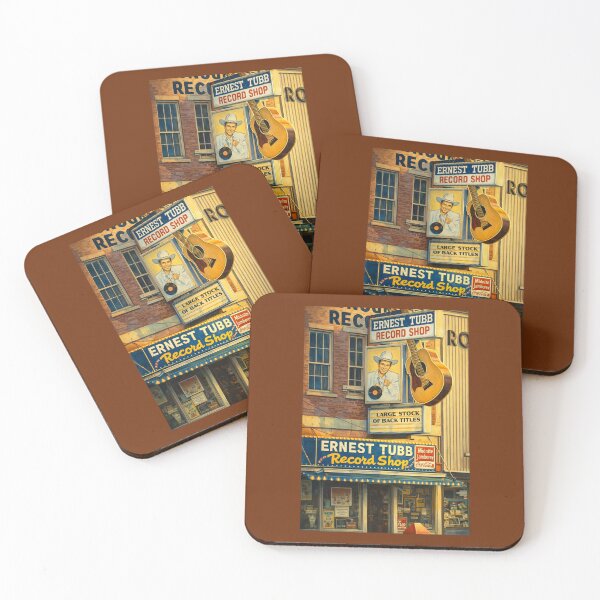 Item preview, Ernest Tubb Vintage Record Shop Painting Poster  designed and sold by Halifaxartguy.