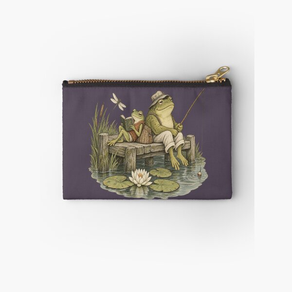 Item preview, Bookish Frog Friends for Readers & Anglers designed and sold by POD DYNASTY | Original Print On Demand T-Shirt Graphics.