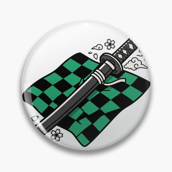 Item preview, Demon Hunter Katana and Checkered Fabric designed and sold by BigBarts11.