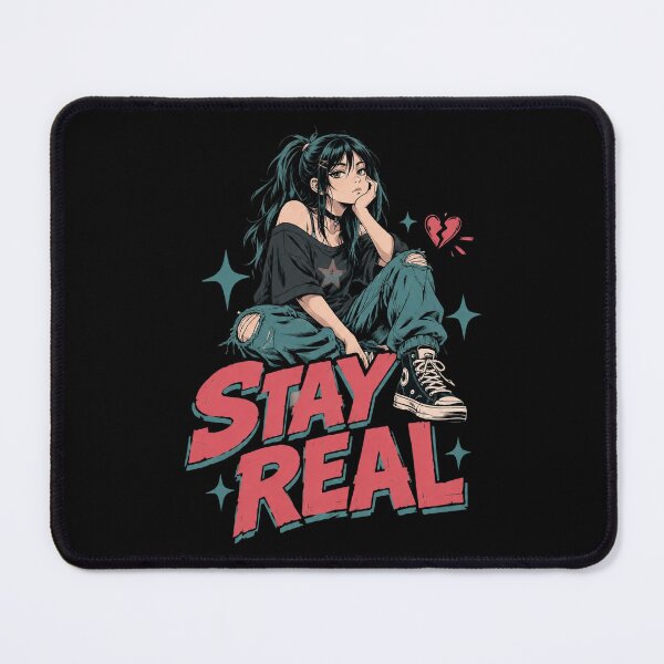 Item preview, Stay Real Anime Girl designed and sold by ChanelHowell.