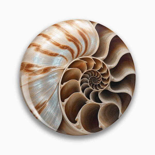 Item preview, Nautilus Spiral Fibonacci Ocean Art designed and sold by ROVVI.