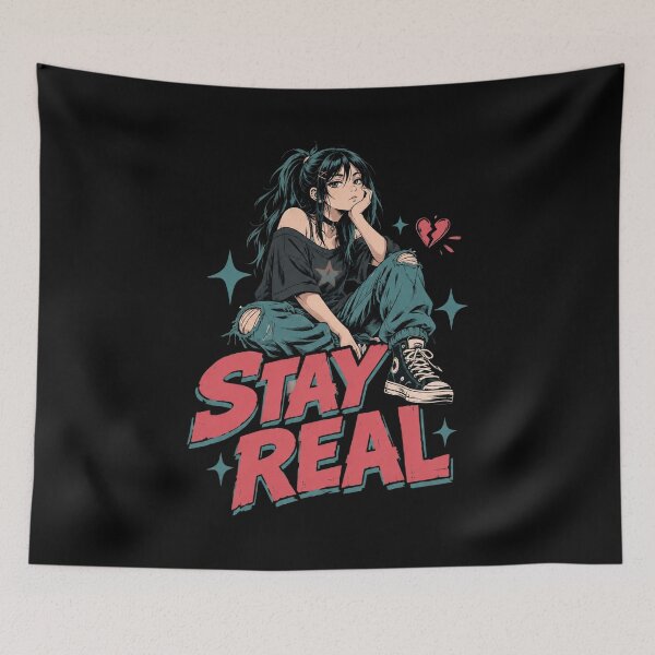 Item preview, Stay Real Anime Girl designed and sold by ChanelHowell.