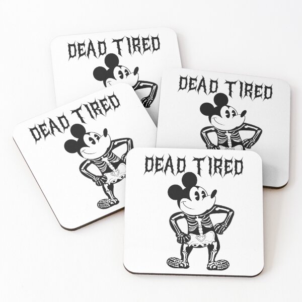 Item preview, Esqueleto de Mickey Mouse "Muerto de cansancio" designed and sold by Adventure Girls Studio.