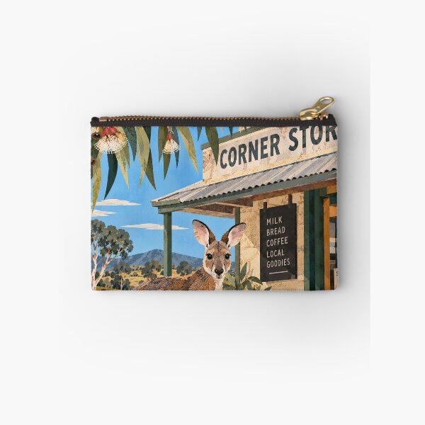 Item preview, Kangaroo at the Corner Store designed and sold by LittleDreamsCo.