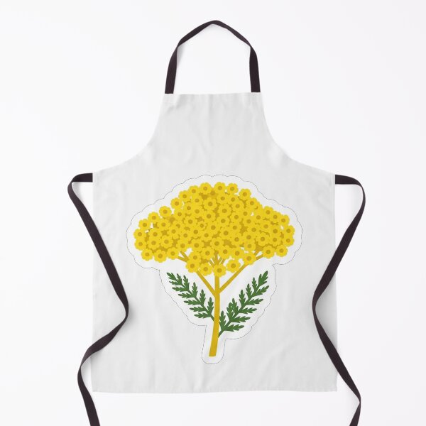 Item preview, Bright Yellow Yarrow Flower Botanical Illustration designed and sold by Owcomm.