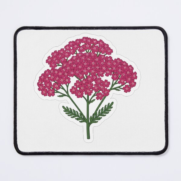 Item preview, Beautiful Pink Yarrow Flower Botanical Illustration designed and sold by Owcomm.