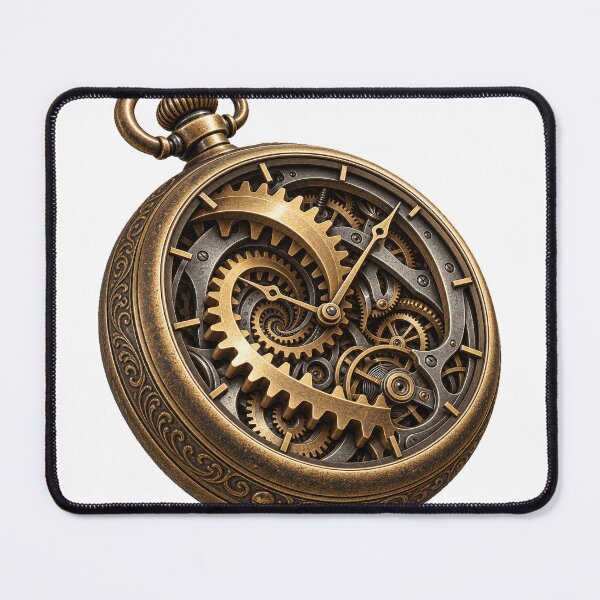 Item preview, Impossible Steampunk Pocket Watch Gear Art designed and sold by ROVVI.