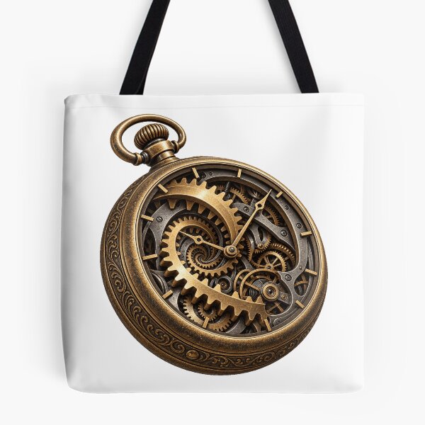 Item preview, Impossible Steampunk Pocket Watch Gear Art designed and sold by GraffiCity.