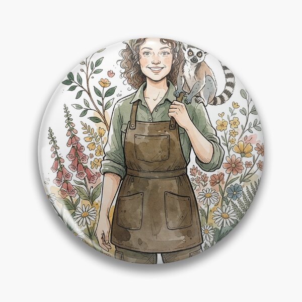 Item preview, Zookeeper With A Lemur, Watercolour designed and sold by eduardoroa22.