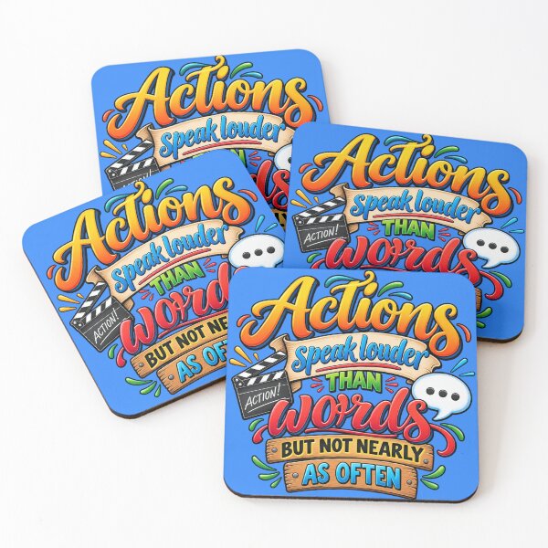 Item preview, The Language of Action designed and sold by Quote Gallery.