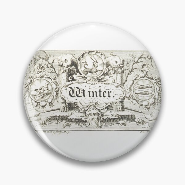 Item preview, Vintage Winter Season Capricorn Zodiac Engraving designed and sold by Antique Science Press.