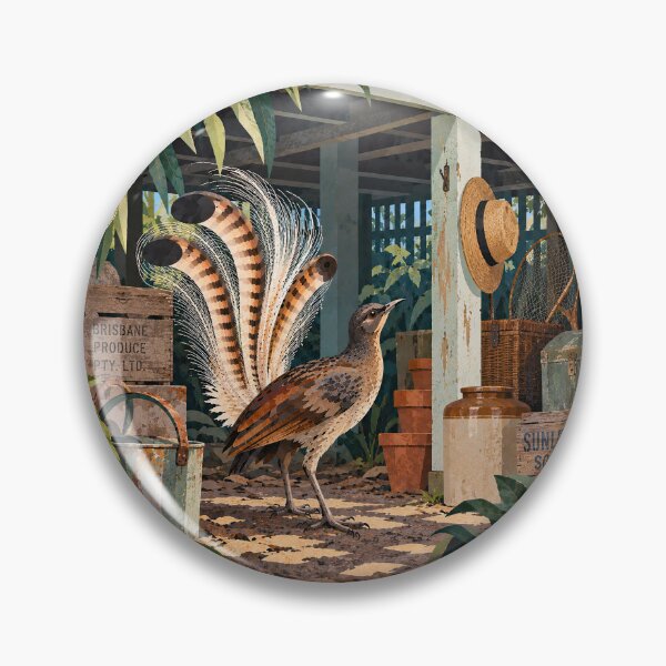 Item preview, Curious Lyrebird designed and sold by LittleDreamsCo.