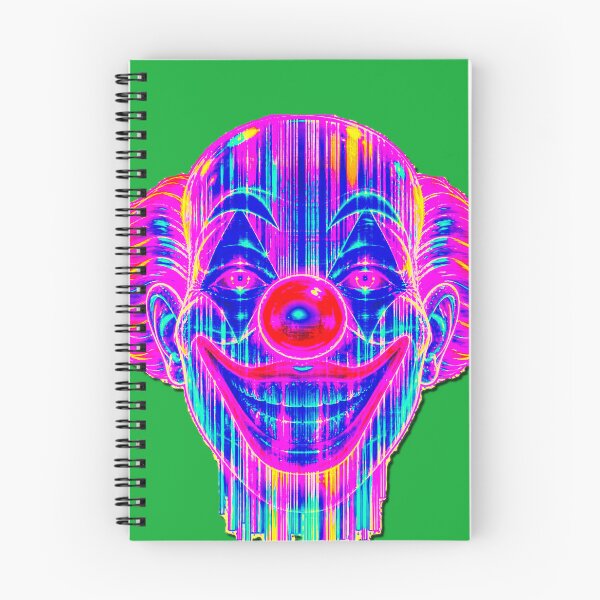Item preview, Vaporwave Glitch Clown - Neon Weirdcore Jester  designed and sold by A E S T H E T A T A G.