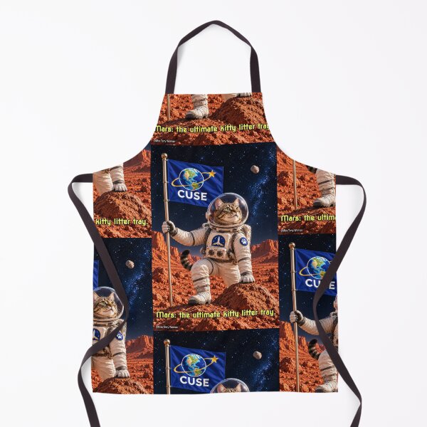 Item preview, Mars: The Ultimate Kitty Litter Tray - Space Cat designed and sold by MissTerryWoman.
