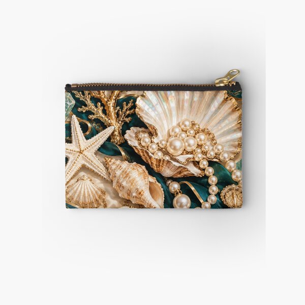 Item preview, Luxury Seashell & Pearl Still Life designed and sold by Glottopia.