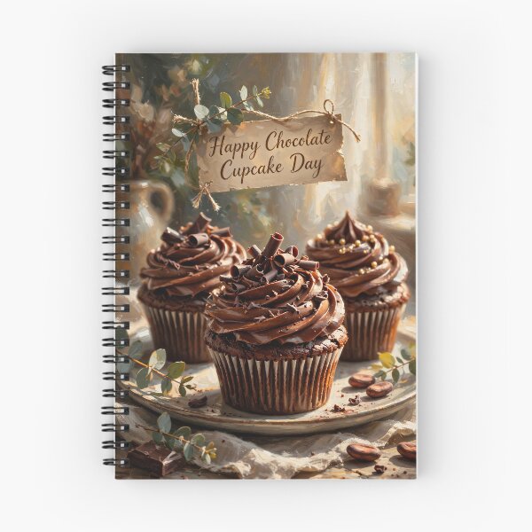 Item preview, Happy Chocolate Cupcake Day - National Chocolate Cupcake Day designed and sold by Wiss2Arts.