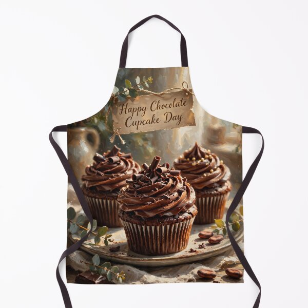Item preview, Happy Chocolate Cupcake Day - National Chocolate Cupcake Day designed and sold by Wiss2Arts.