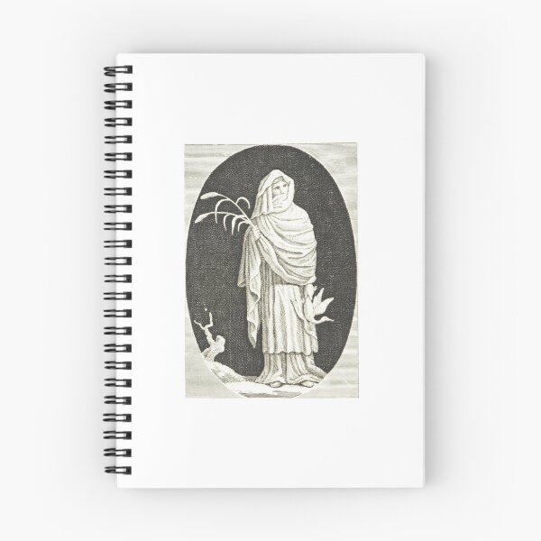 Item preview, Vintage Veiled Goddess with Wheat and Birds designed and sold by Antique Science Press.