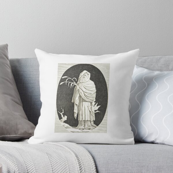 Item preview, Vintage Veiled Goddess with Wheat and Birds designed and sold by Antique Science Press.