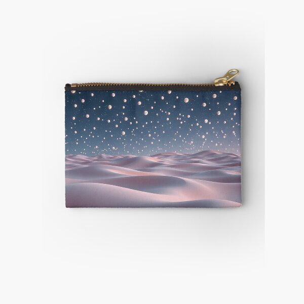 Item preview, Dreamy White Dunes Under Starry Night Sky designed and sold by IntelliMindDesigns.