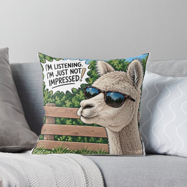 Item preview, I'm listening...a funny alpaca by PanaluPrint designed and sold by PanaluPrint .