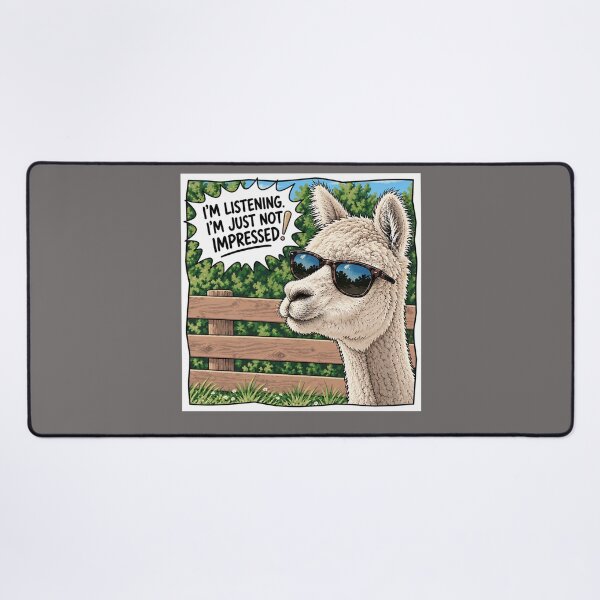 Item preview, I'm listening...a funny alpaca by PanaluPrint designed and sold by PanaluPrint .