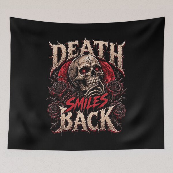 Item preview, Death Smiles Back designed and sold by CharlieBurrell.
