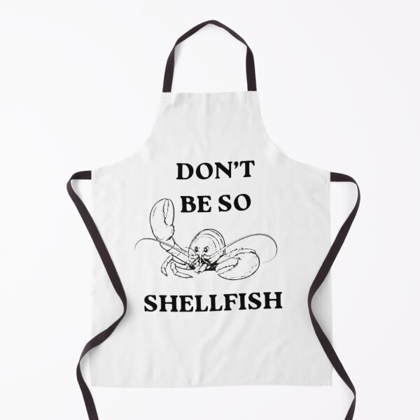 Item preview, B&W Don't be so SHELLFISH designed and sold by Carol-arts-.