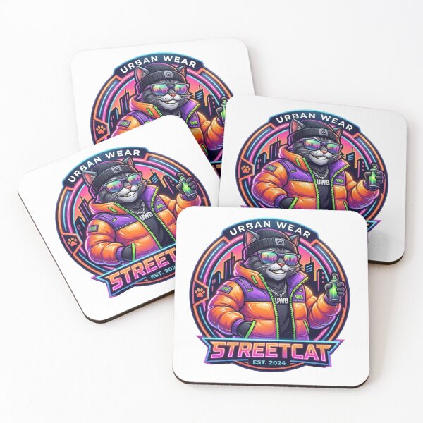 Item preview, Streetcat Urban Wear Cyberpunk Cool Cat designed and sold by Verdezeus86 .