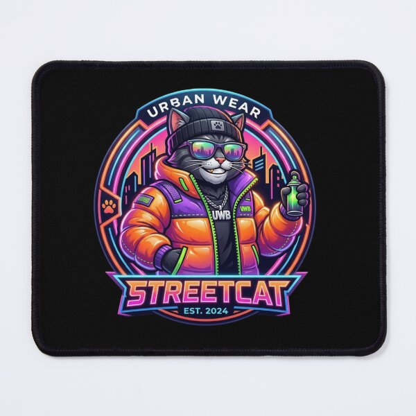Item preview, Streetcat Urban Wear Cyberpunk Cool Cat designed and sold by Verdezeus86 .