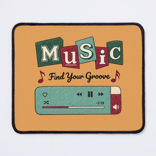 Item preview, Find Your Groove – Music Lover Retro Design designed and sold by RosalesArts.