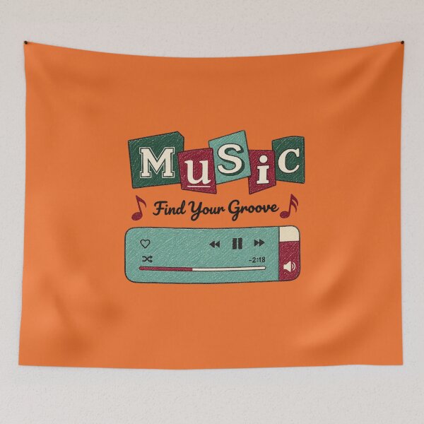 Item preview, Find Your Groove – Music Lover Retro Design designed and sold by RosalesArts.