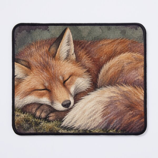 Item preview, Sleeping Fox in Heather – Vintage Woodland designed and sold by Noctifolia Field Journal.