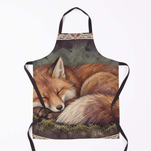 Item preview, Sleeping Fox in Heather – Vintage Woodland designed and sold by Noctifolia Field Journal.
