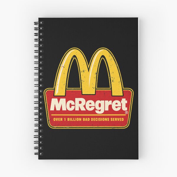 Item preview, McRegret — Bad Decisions Served Daily designed and sold by OriginalGamer55.