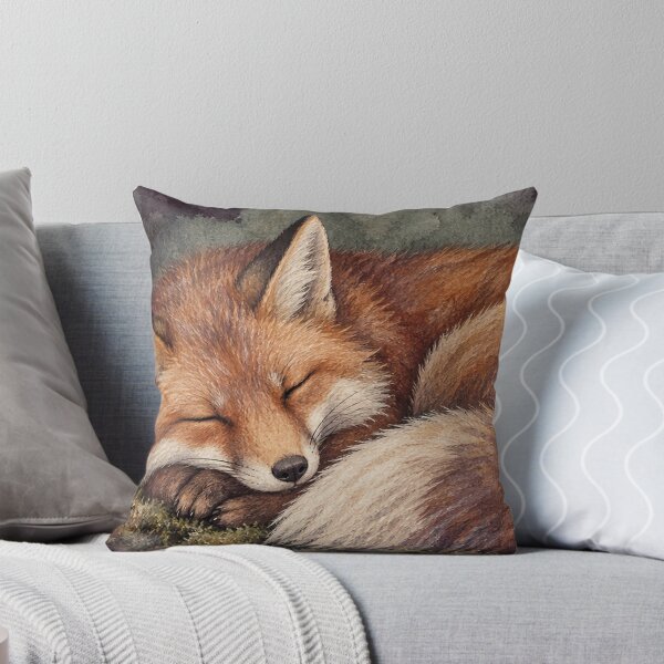 Item preview, Sleeping Fox in Heather – Vintage Woodland designed and sold by Noctifolia Field Journal.