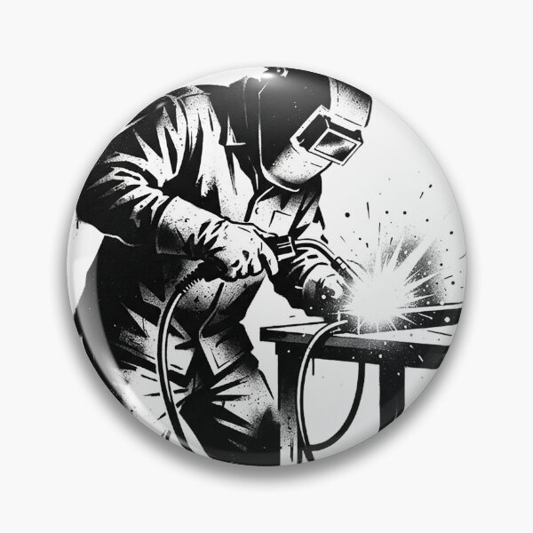 Item preview, Welder Striking An Arc, Stencil designed and sold by eduardoroa22.
