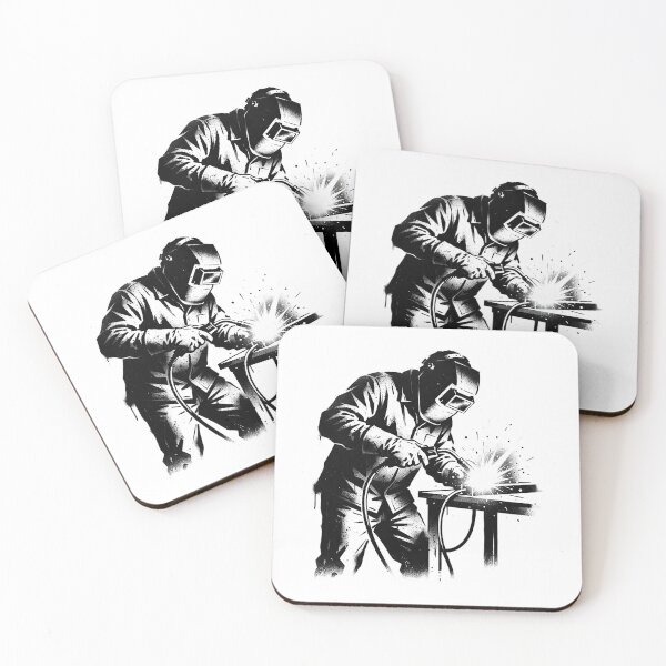 Item preview, Welder Striking An Arc, Stencil designed and sold by eduardoroa22.